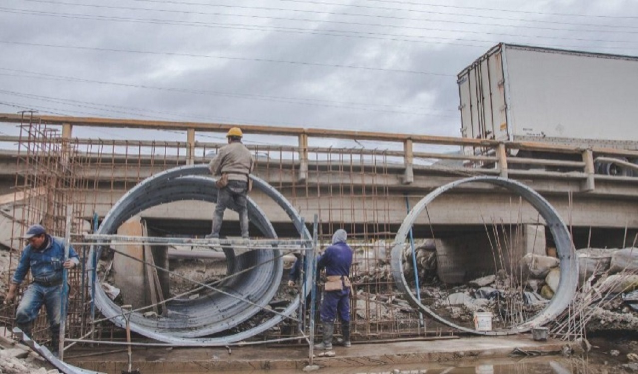 Las obras del nuevo puente sobre el arroyo Grande avanzan a buen ritmo ...
